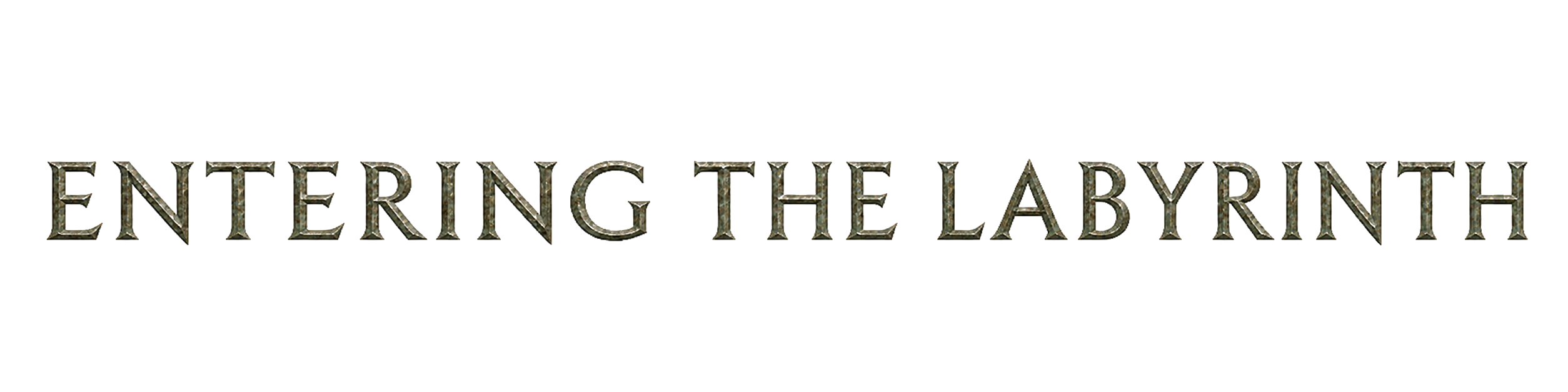 Entering the labyrinth
